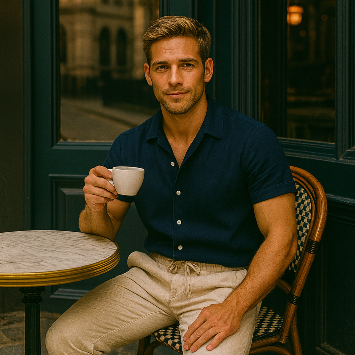 THE AIDEN LINEN SET - SUMMER SHIRT & TROUSERS FOR MEN