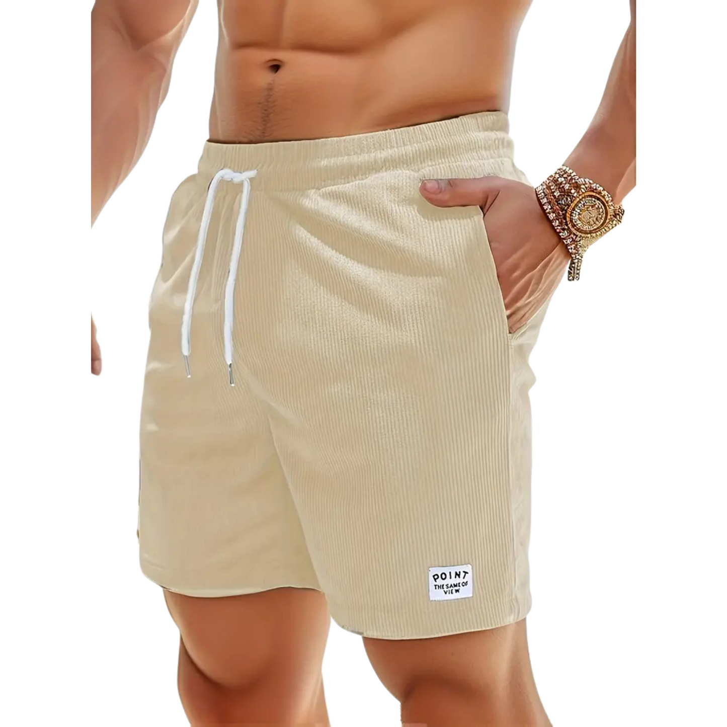 HENRY - MEN'S SWIMWEAR SHORTS ELASTIC WAIST