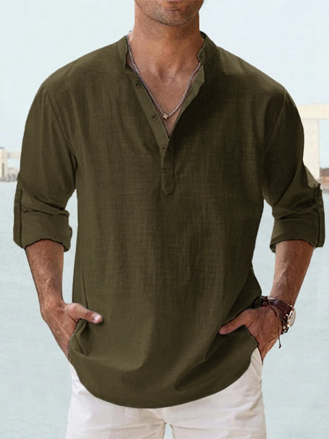 MATTHEW - BREATHABLE LINEN SHIRT