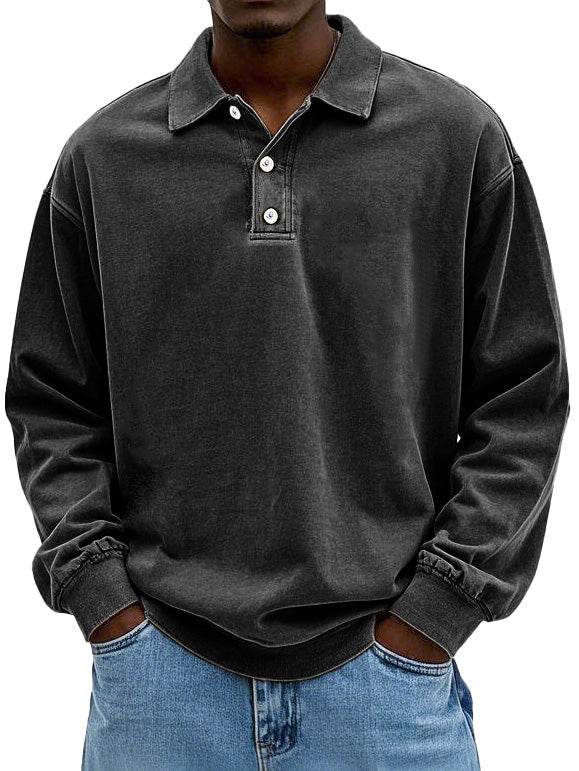 JEAN - STYLISH LONG SLEEVE POLO