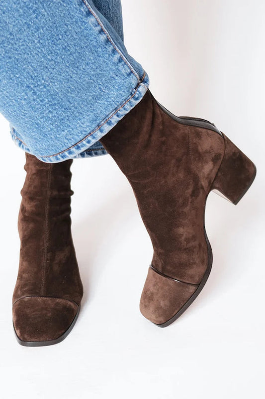 LILY - ELEGANT SUEDE ANKLE BOOTS
