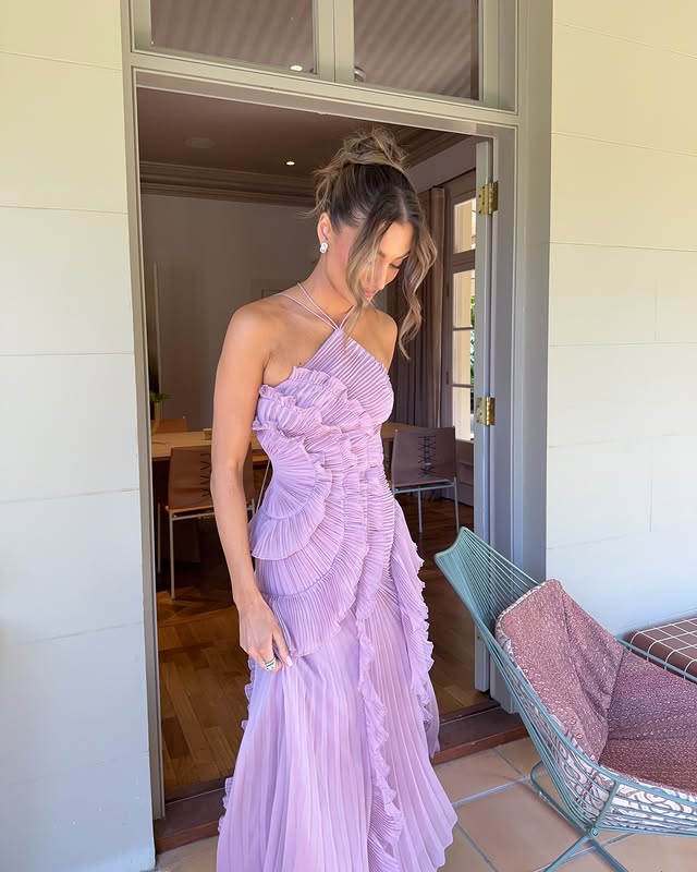EMMA - RUFFLE MAXI DRESS