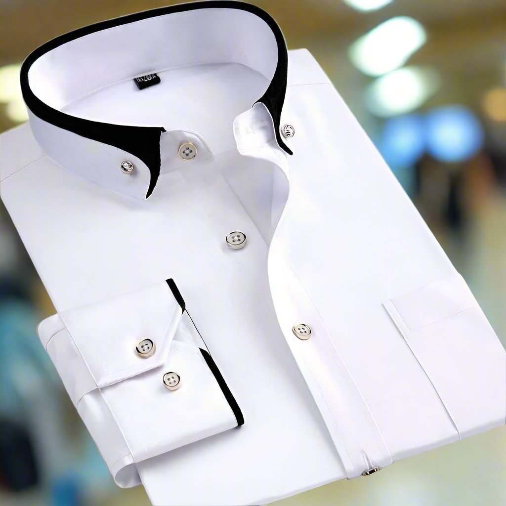 Adalbert™ | Classic Cotton Shirt with Long Sleeves