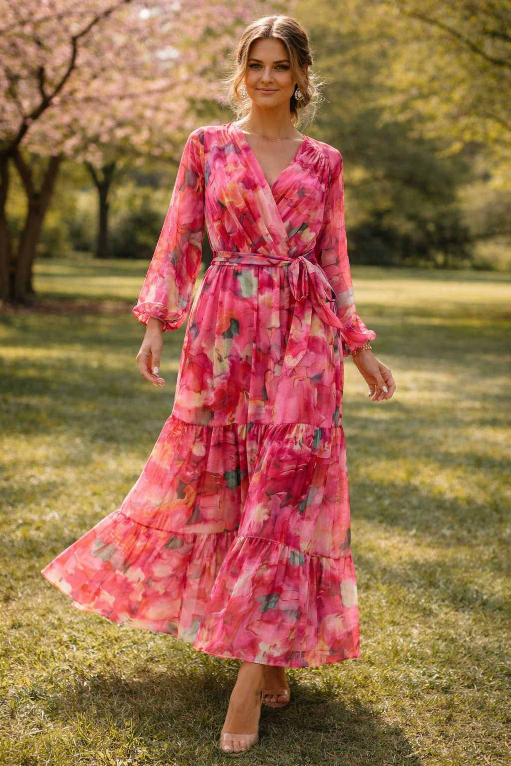 Chloe™ | Floral Wrap Dress