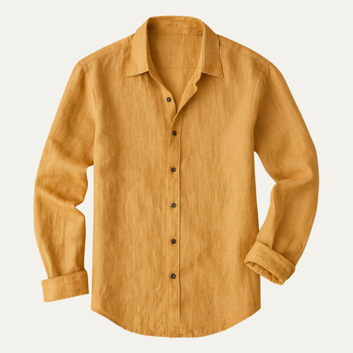 NOLAN - LONG SLEEVE LINEN SHIRT FOR MEN