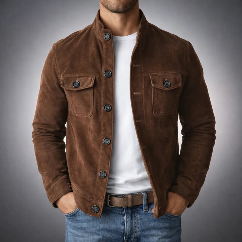Patrick™ - Suede-Look Overshirt Jacket