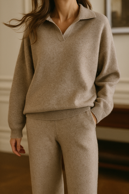 Grace | Polo Knit Set