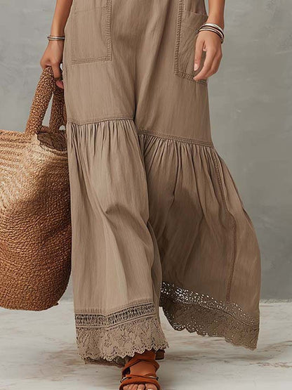 SOFIE - TAUPE SAND SLEEVELESS MAXI DRESS – NATURAL ELEGANCE, EFFORTLESS FLOW