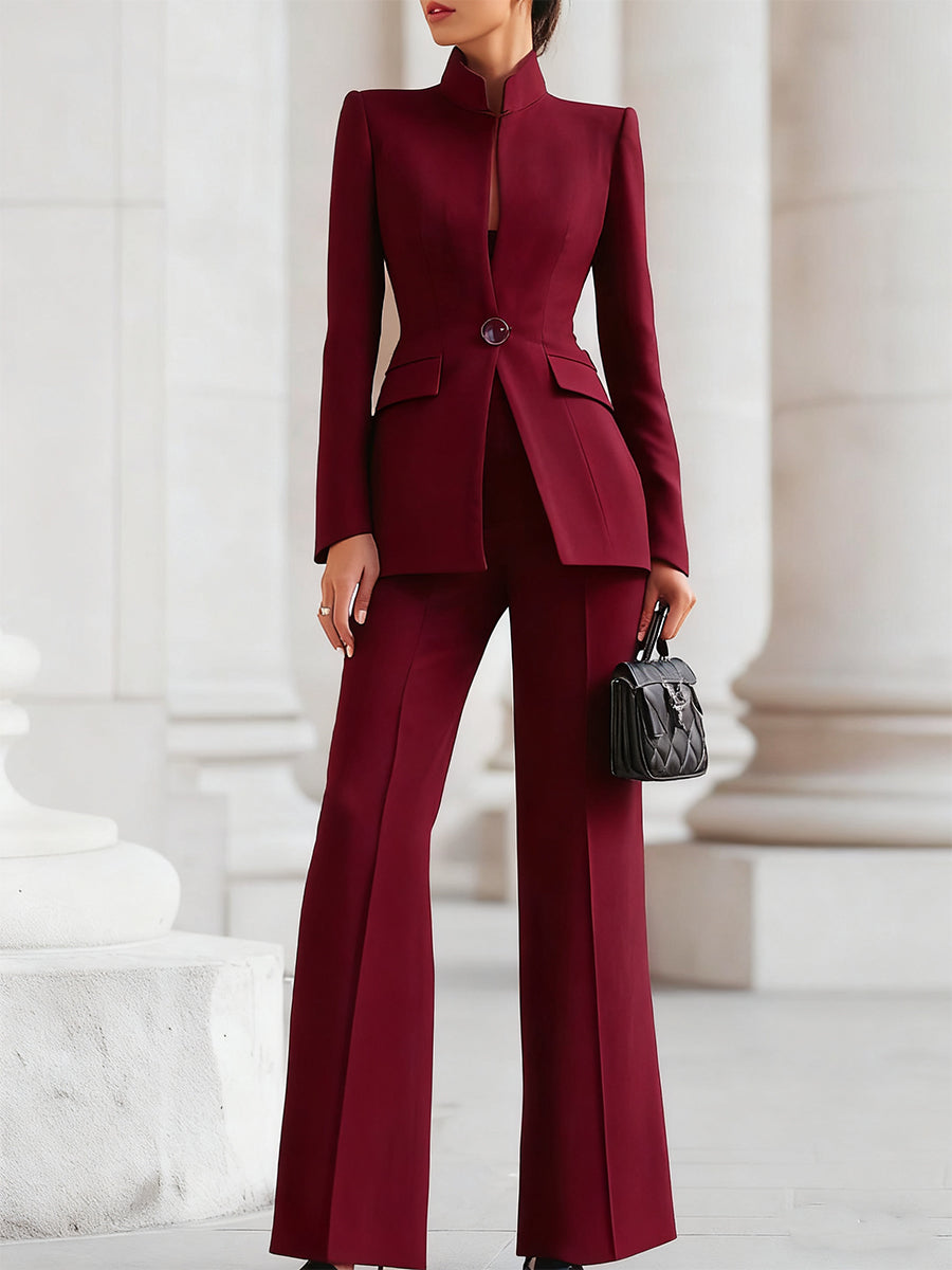 LISA - ELEGANT BLAZER & PANTS SUIT SET