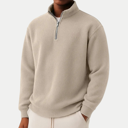 DANIEL -  ZIP SWEATER