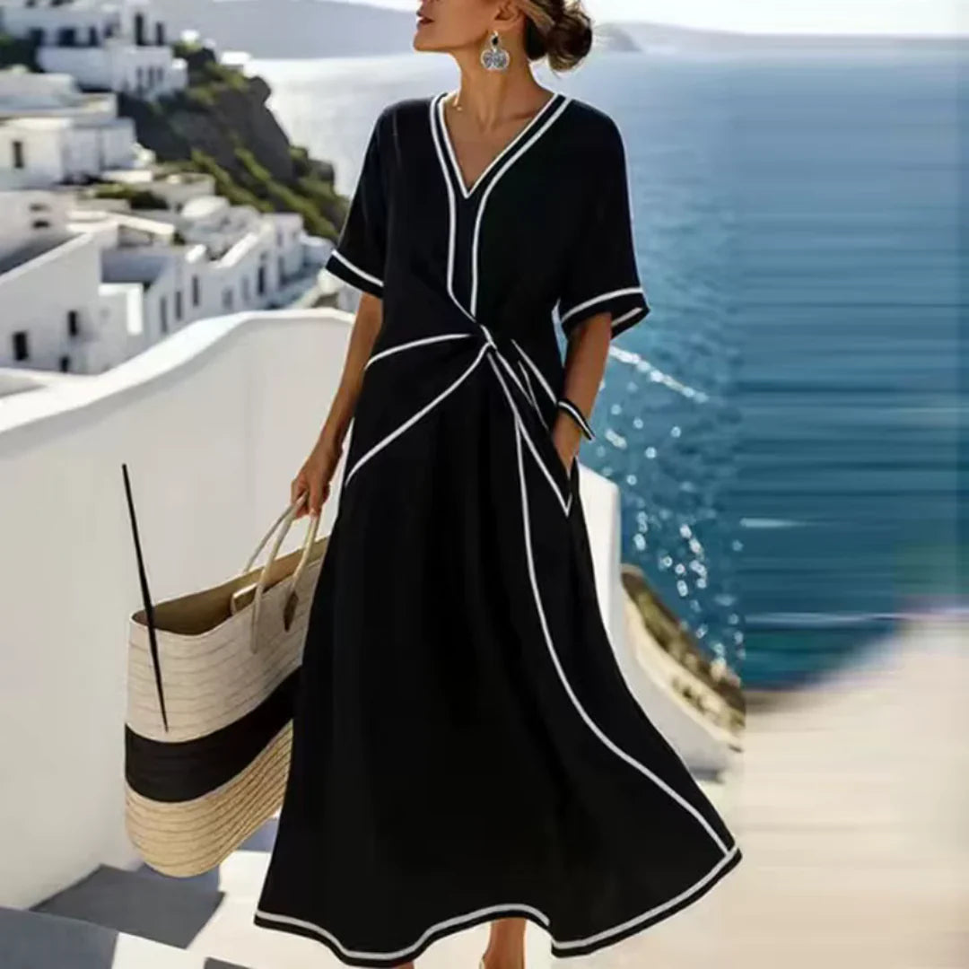 CASSIA - ELEGANT FLOWING DRESS