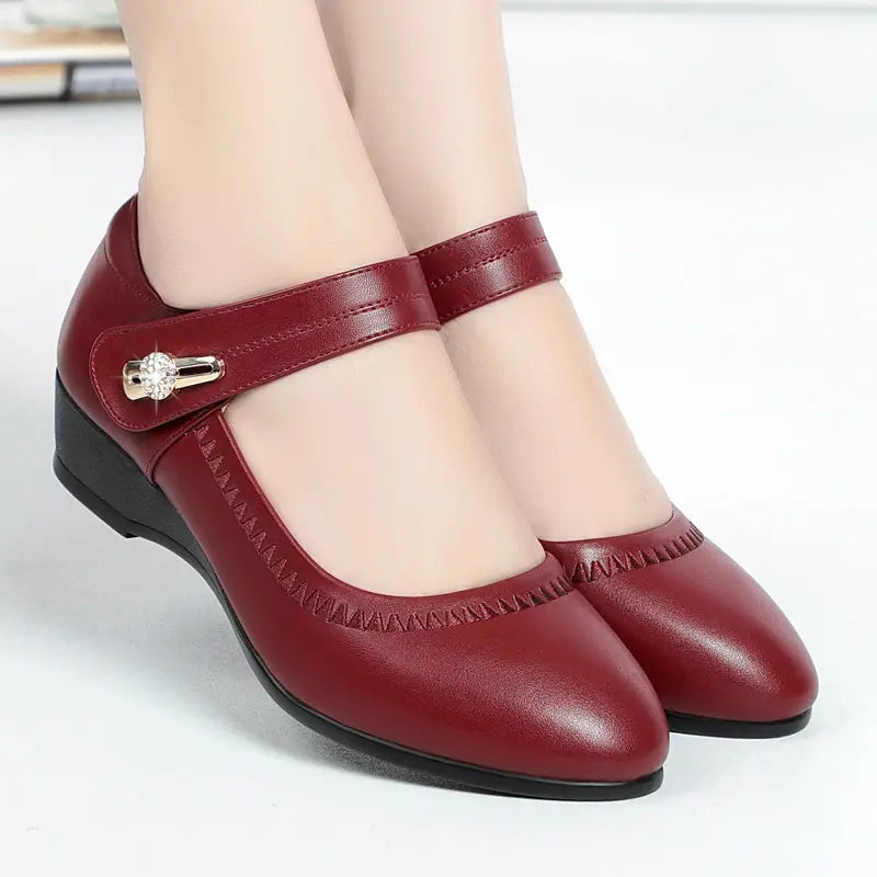 LYDIA - ELEGANT MID-HEEL COMFORT SHOES