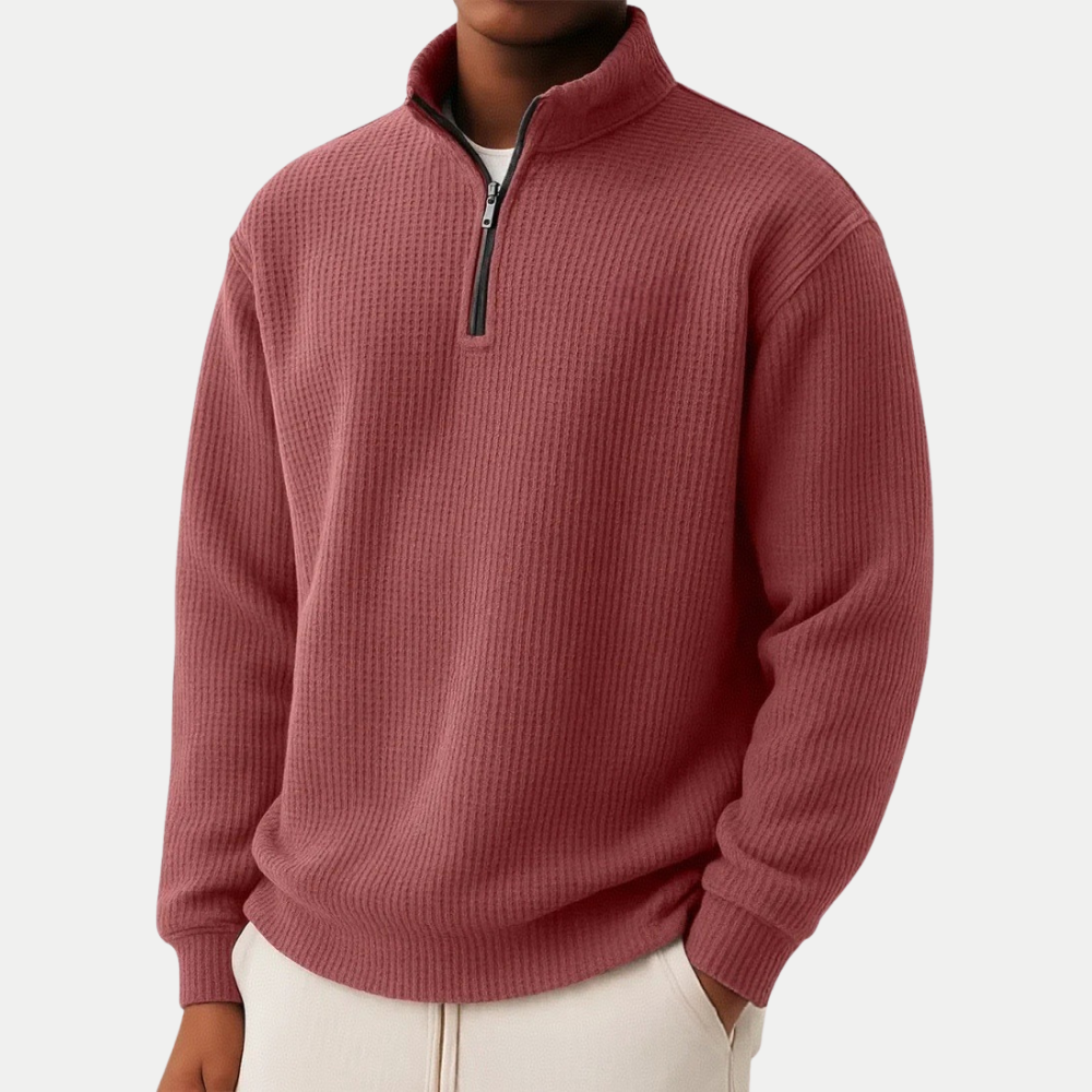 DANIEL -  ZIP SWEATER
