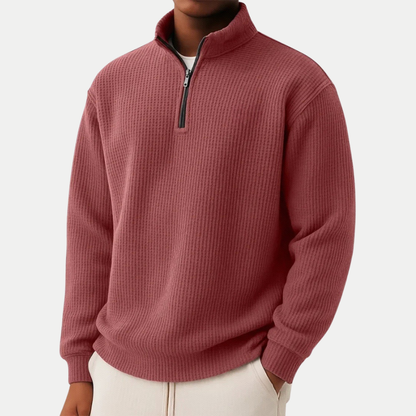 DANIEL -  ZIP SWEATER