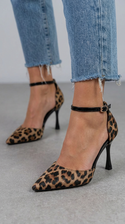 SAVANNA | Ankle strap stiletto pumps