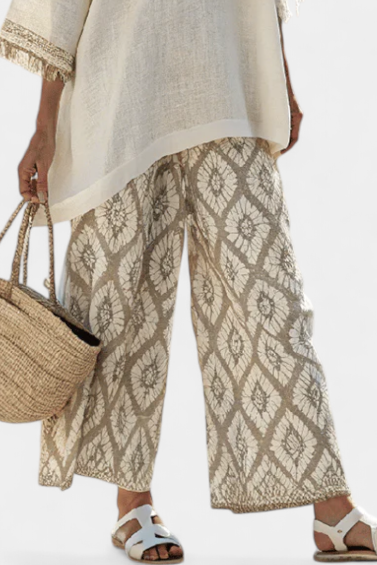 Mae – Sophisticated Top and Casual Trousers