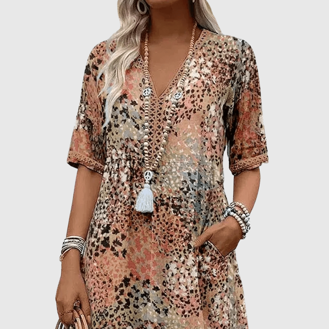 SKYLER - OCEAN BREEZE MIDI DRESS