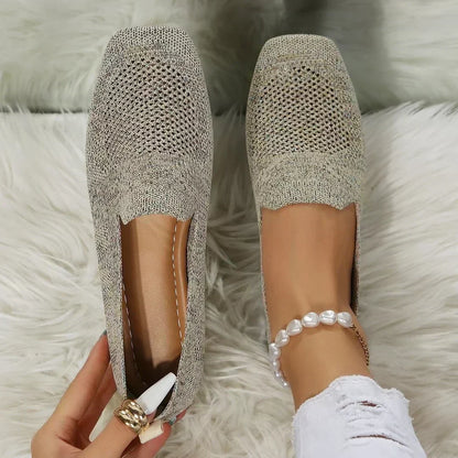 Serena™ | Lightweight Knit Comfort Flats