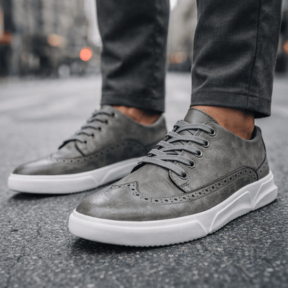 HARRINGTON - LEATHER TRAINERS