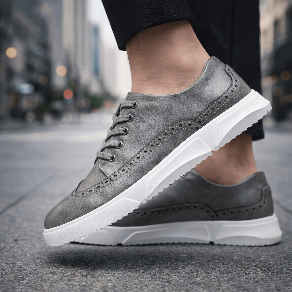 HARRINGTON - LEATHER TRAINERS