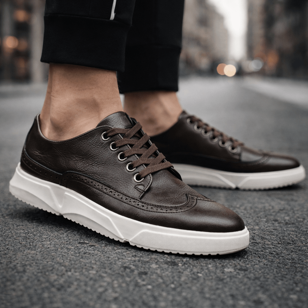 HARRINGTON - LEATHER TRAINERS