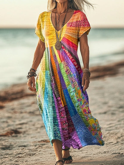 JUDY - BOHEMIAN MIDI DRESS