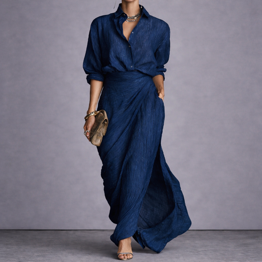 LUNARA - TIMELESS SHIRT & LONG SKIRT SET