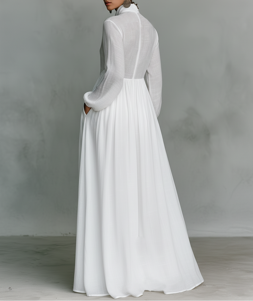VICTORIA - FLOWING MINIMALIST MAXI DRESS