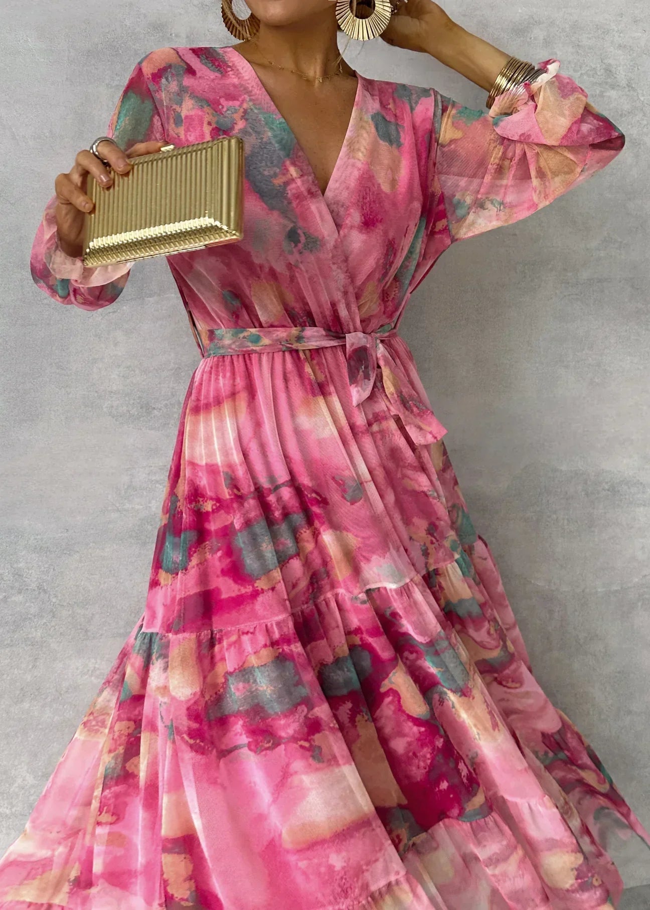 Chloe™ | Floral Wrap Dress