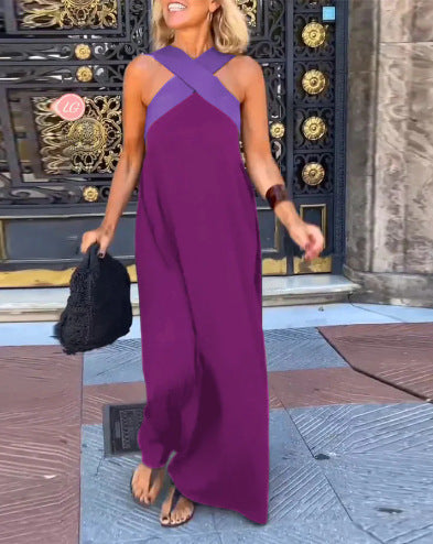 DELPHINE - DRESS WITH CROSSED CUT