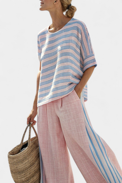 Ariana - Elegant Blue and Soft Trousers
