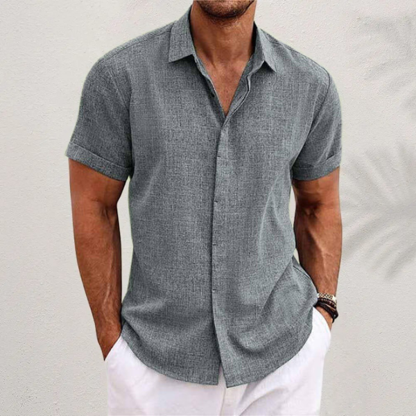 DERRICK - CLASSIC LINEN SHIRT