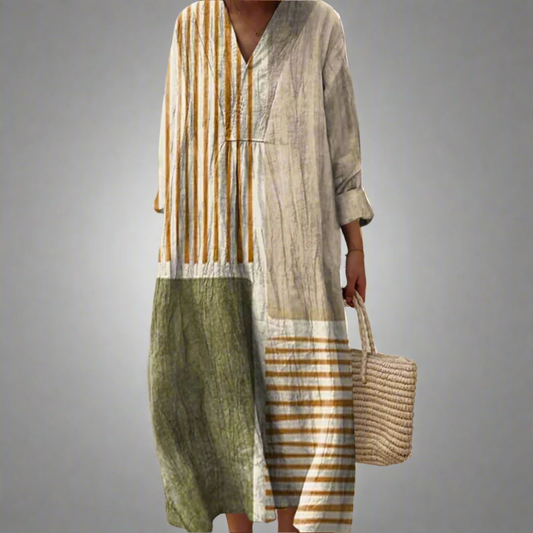 LISA - ELEGANT GEOMATRIC DRESS