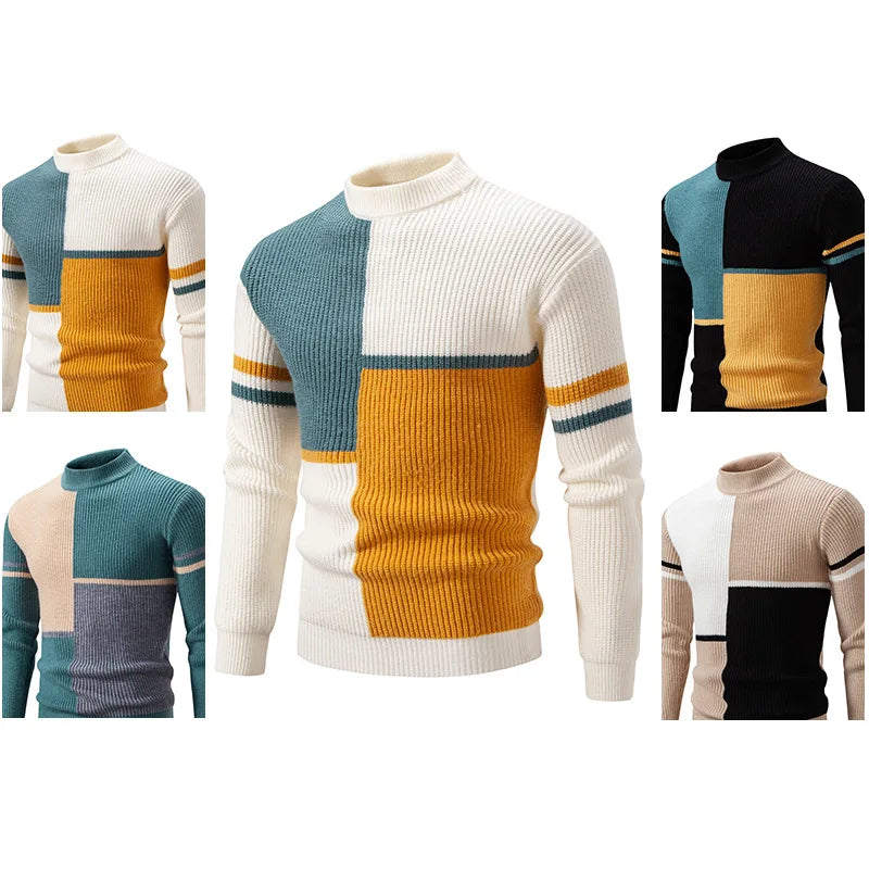 NOAH - MEN'S COLOR-KNIT SWEATER