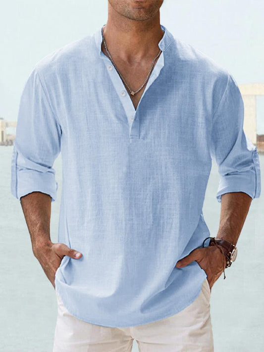 MATTHEW - BREATHABLE LINEN SHIRT