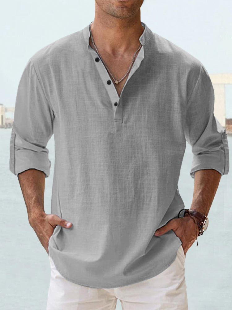 MATTHEW - BREATHABLE LINEN SHIRT