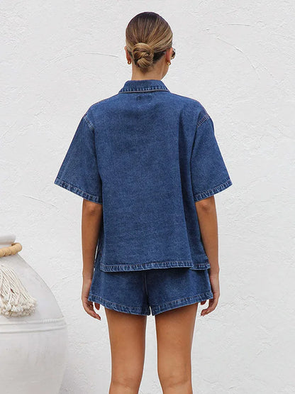 OLIVIA - EFFORTLESS DENIM CHIC SET FOR SUMMER DAYS