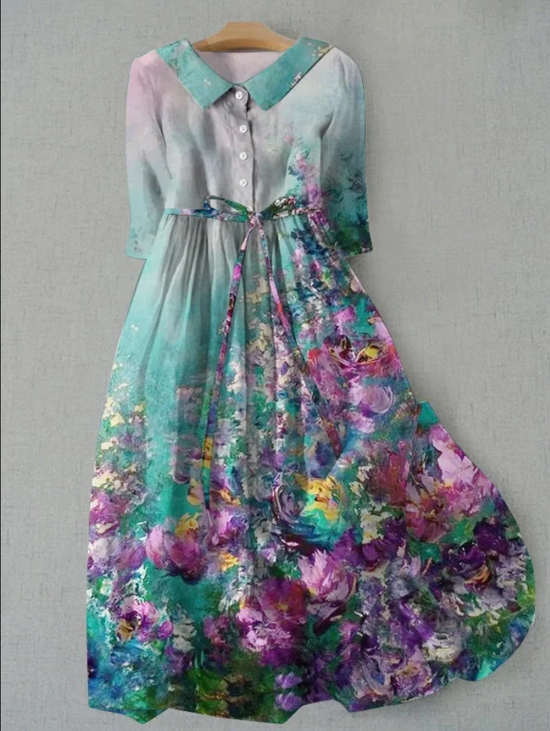 JULIETTE - Artistic Patchwork Dress