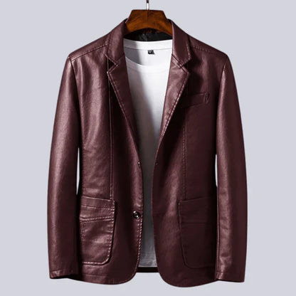 LOGAN - Lightweight Faux Leather Jacket