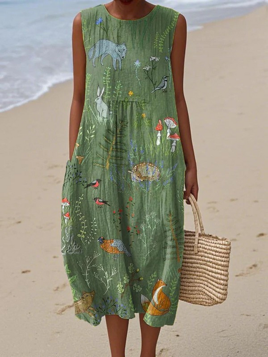 Hope | Woodland Midi Dress