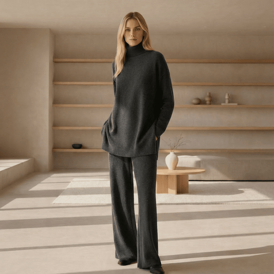 ALDA - KNIT TOP & PANTS SET