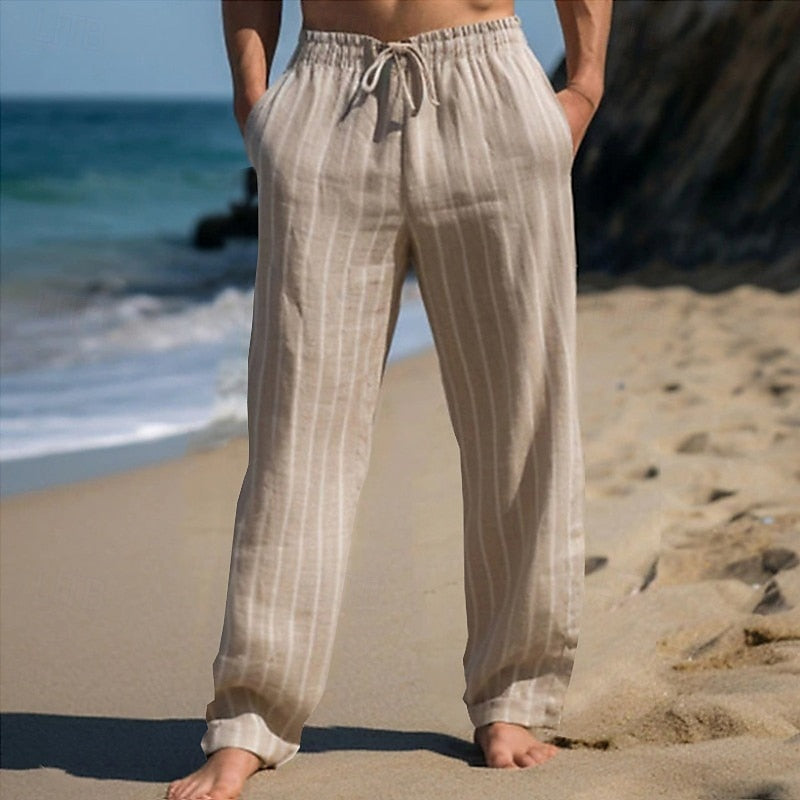 MARTIN - CASUAL ELEGANCE STRIPED PANTS