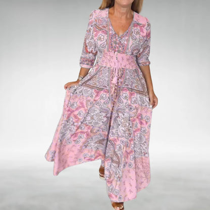 AMARA - BOHEMIAN MAXI DRESS