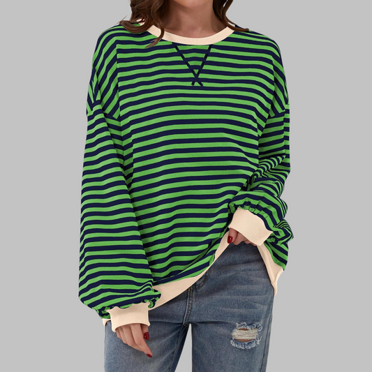 PAMELA - Casual Striped Sweater