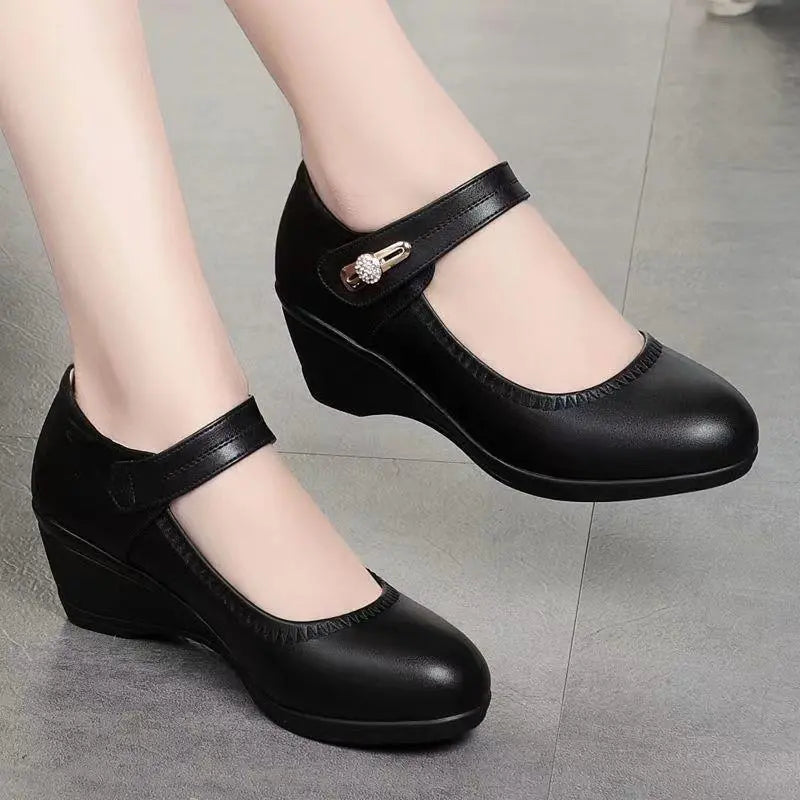 LYDIA - ELEGANT MID-HEEL COMFORT SHOES