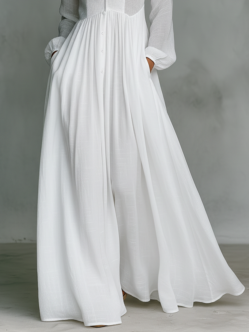 VICTORIA - FLOWING MINIMALIST MAXI DRESS