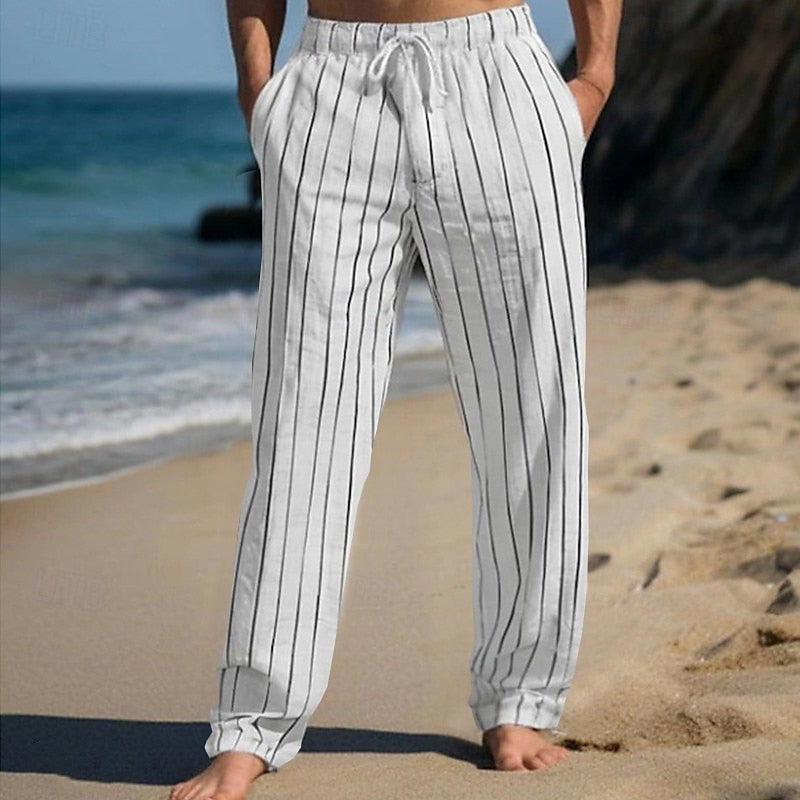 MARTIN - CASUAL ELEGANCE STRIPED PANTS