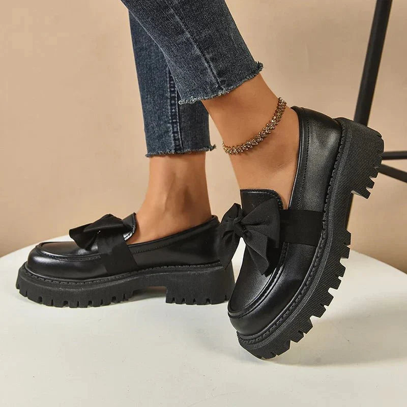 Veloria™ - Water-Resistant Platform Moccasins