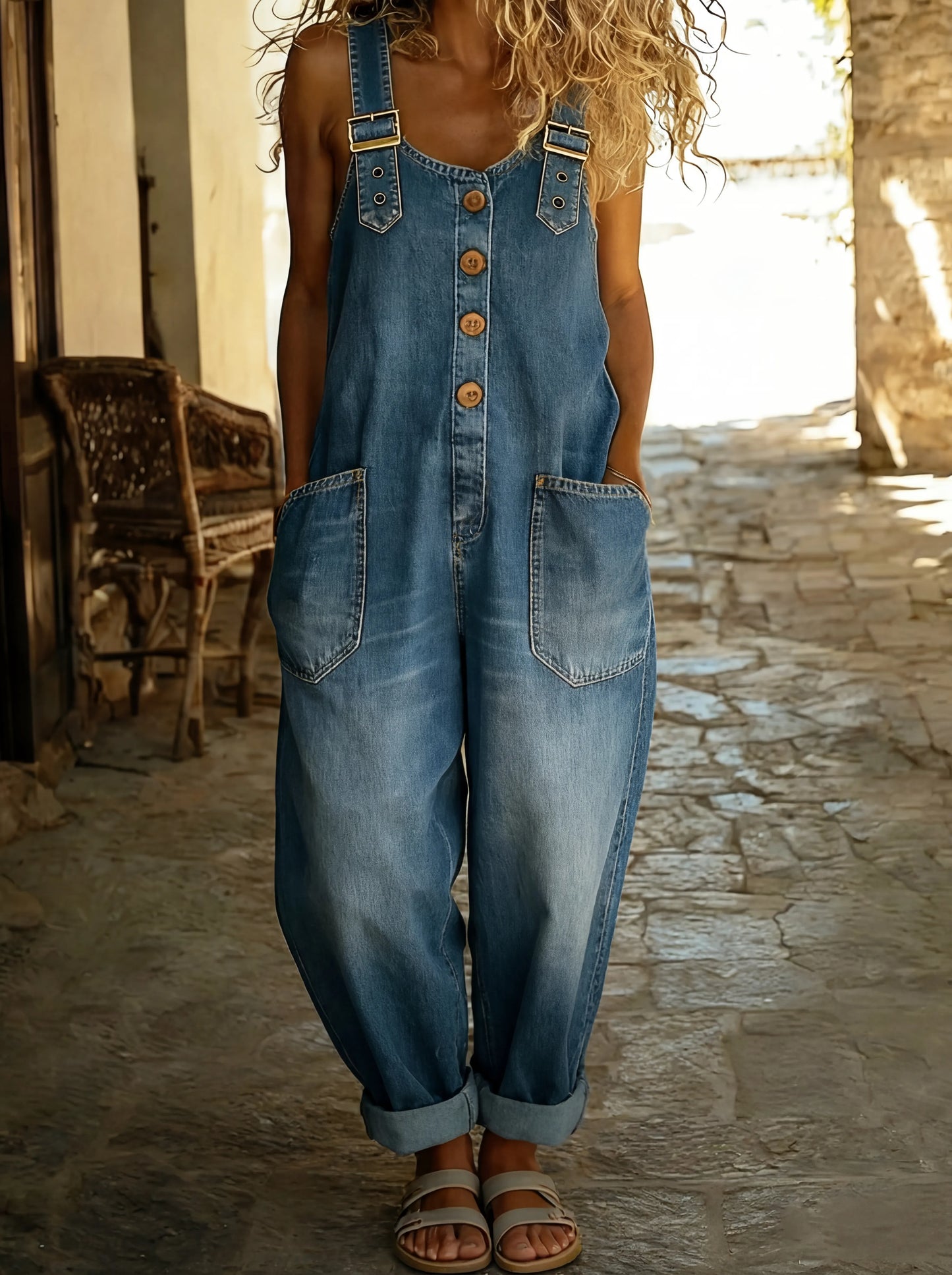 Rocio™ | Casual Jumpsuit with Adjustable Straps