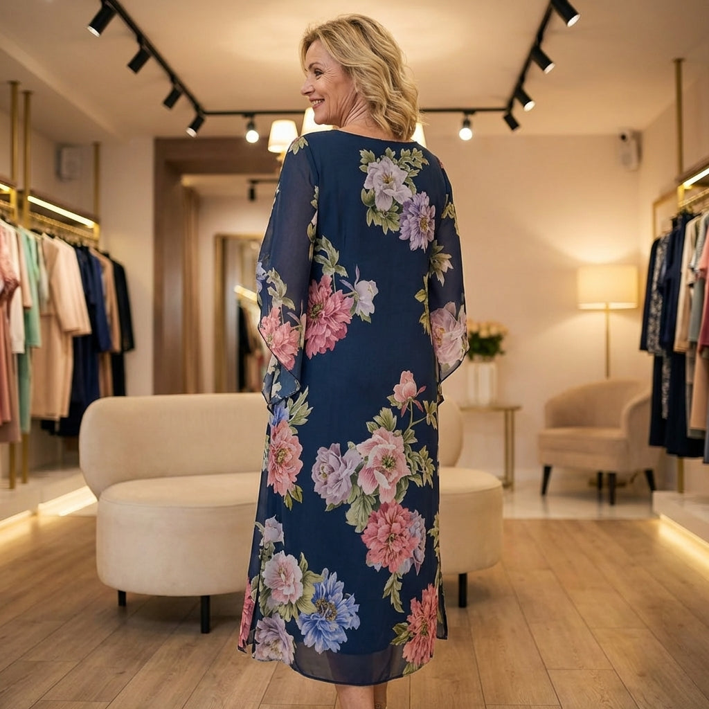Yael – Maxi Dress with Floral Pattern